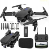 Wintwilla Foldable-Toy-Drone-with-HQ-WiFi-Camera-Remote-Control-for-Kids-Quadcopter-with-Gesture-Selfie-Flips-Mode-App-One-Key-Headless-Mode