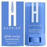 HAPPIER Matte Sunstick SPF 50+ PA+++ with New Gen UV Filters, Lightweight, Quick Absorbing, Non-Greasy, Fast Absorbing, Cooling Sunscreen Stick | Non-Sticky With Dewy Finish & Water Resistant Sunscreen Broad Spectrum PA+++ | Sunscreen For Men & Women | Sunscreen Stick for All Skin Types – 20gm
