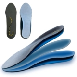 AGEasy Insoles for Flat Feet & Plantar Fasciitis | Rebound Relief Technology for Arch Support | For Loose Shoes/Replacing Existing Insoles | Trimmable Insoles for Walking, Running, Sports & Safety Shoes (Medium, 7-8 UK)