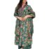 Nermosa Women Printed Straight Kurta and Pant with Dupatta (in, Alpha, L, Green)