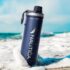 NAUTICA Sleek Insulated Travel Bottle: Thermos/Flask -1pc (Stern) | 500ml | SS Steel 24 Hours Hot & Cold Solid-Blue