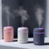 Nexila Wood Cool Mist Ultrasonic Humidifier for Room Moisture, Aroma Diffuser for Home, Essential Oil Diffuser with Colorful Light, Auto Shut-Off Ideal for Office, car, Travel, Home (Multi Color)