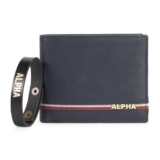 Alpha Premium Leather Mens Wallet | 100% Ethically Sourced Top Grain Leather | Luxury Craftsmanship | Smart Design | RFID Protection | Blending Style with Functionality | Business | Style 11