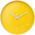 TEKCOOL Wall Clock 12″ Silent Quartz Decorative Latest Wall Clock Non-Ticking Classic Clock Battery Operated Round Easy to Read for Room/Home/Kitchen/Bedroom/Office/School- (Yellow)