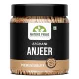 Nature Prime Premium Afghani Anjeer Dried Fig | Rich Source of Fibre Calcium & Iron | Low in calories and Fat-Free | Non-GMO Dried Figs| Afghanistan Anjeer (200 Gm)
