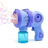 Bubble Popular Bubble Machine Gun Toy | 5000+ Bubbles Per Minute | Summer Outdoor Bubble Wand Shape Toys Fun Electric Bubble Gun Toys for Kids Party Gifts (Style 5)