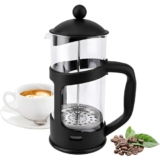 HoopVool French Press Coffee Maker, Maximum Flavor Coffee Brewer with Superior Filtration, 2 Cup Capacity, 350ml Coffee Americano Black Tea Maker.