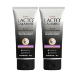 Lacto Calamine 3-in-1 Charcoal Face Scrub-Mask-Wash for Pollution Defence | 100 ml x 2 | Multi-action Encapsulated Charcoal Face Wash, Face Scrub, Face Mask with Kaolin Clay, Tea Tree Oil & Vitamin E