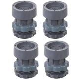 MOROVIK Washing Machine Vibration Pads – Adjustable Shock & Noise Cancelling Pads for Dryer, Anti-Vibration Pads for Appliances, Height Adjustable Refrigerators & Washers (4 Pcs Set) (Small)