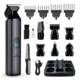 Winston All-in-One Full Body Trimmer for Men – Groom 360 | 6 in 1 Multi Grooming Trimming Kit, Nose, Beard and Body Trimmer | IPX7 Waterproof Design | 160 Min Cordless Runtime