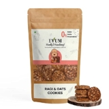 EVUM Handmade Premium Ragi & Oat Cookies (140Gm) Healthy & Tasty Guilt Free Snacks Freshly Baked Delicious & Crunchy Oats Cookies/Biscuits No Maida No Butter No Refined Sugar No Preservatives