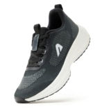 BoldFit Running Shoes for Men Sports Shoes for Man Anti Slip Sports Shoes for Men with Soft Sole Extra Grip Men Shoes for Running, Jogging Regular Gym Shoes for Men, Boys Mens Shoes Black-White UK 6