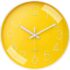 TEKCOOL Wall Clock 12″ Silent Quartz Decorative Latest Wall Clock Non-Ticking Classic Clock Battery Operated Round Easy to Read for Room/Home/Kitchen/Bedroom/Office/School- (Yellow).