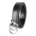ZEVORA Women Leather Formal Belt(Black)