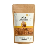 Evum Handmade Honey & Oat Cookies (140GM) | Healthy & Tasty Guilt free Snacks | Freshly Baked Delicious Oats & Wholewheat Cookies/Biscuits | No Maida | No Butter | No Refined Sugar | No Preservatives