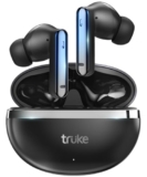 truke [Just Launched Buds Q1 Lite True Wireless Earbuds with 48H Playtime, Crystal-Clear Calls, Fast Charging, Elegant Royal Design, Bluetooth 5.4, Noise Cancellation, Gaming Mode, Brand Warranty