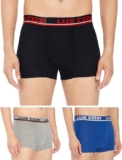 Lux Cozi Mens Cotton Trunk Soft Comfortable Elasticated Innerwear Pack of 3 (Assorted 95)