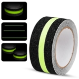AGEasy (Max Group Anti Slip Tape | Glow in the Dark, High-Visibility Black & Neon Green Non-Slip Tape | Waterproof & UV-Resistant for Indoor & Outdoor Use, Ideal for Stairs, Ramps & Slippery Surfaces