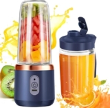 Qlect Portable Blender For Smoothie And Juices : Powerful 45 Watts Juicer Blender that Can Crush Ice too | Juicer Machine With 1800 Mah Rechargeable Battery-Smoothie Blender With Built In 500 ML Jar