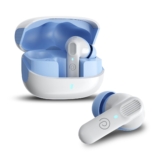 pTron Zenbuds 1 V2 ANC Bluetooth Earbuds 32dB QuietSound Tech, 13mm HyperDrivers with 4D Panaromic Audio, 4 QuadPro ANC Mics, 40ms Low Latency Game/Music Modes, Bluetooth V5.3 & Type C Charging(White)