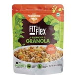 Fit & Flex Baked Granola | Mango Coconut | Oat Rich Cereal with Real Freeze Dried Fruits | Ready to Eat Healthy Breakfast Food | Cholesterol Free with Immunity Boosters – 275 GM