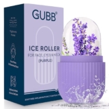 GUBB Ice Roller for Face, Puffy Eyes & Neck | Face Ice Roller for Face Massager | Silicone Facial Ice Roller For Glowing & Tighten Skin | Reusable, Long Lasting & Unbreakable Ice Face Roller (Purple)