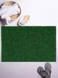 Kuber Industries Double Shade Thread Rubber Anti Slip 1 Piece Bath Mat 16″ x24” (Green & Black) – CTKTC40018