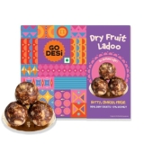 GO DESi Dry Fruit Laddu 200 grams, Dry Fruits and Nuts, Diwali Gifts, Diwali gifts for family and friends, Diwali gift hampers, Indian Sweets Gift Pack, DESi Meetha, Sweets Indian Mithai
