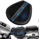 QUALIFT Bike Gel Seat Cushion, Bike Accessories for Long Ride, Tailbone Pain Relief Cushion Bike Cover, 3D Honeycomb Structure for Shock Absorption – Perfect Bike Modification, Riding Accessories