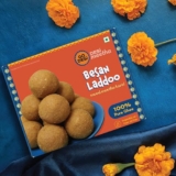 GO DESi Besan Ladoo 400 grams, Made with Pure Ghee Diwali Gifts, Diwali gifts for family and friends, Diwali gift hampers, Indian Sweets Gift Pack, DESi Meetha, Sweets Indian Mithai, 2 x 200g