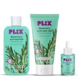 PLIX – THE PLANT FIX l Rosemary Anti Hairfall Regime Combo with 3% Redensyl Serum, Shampoo & Conditioner l Reduces Hair Fall & Strengthens Hair l Sulphate & Paraben Free l All Hair Types l Unisex