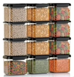 TEKCOOL Kitchen Containers Set, Air Tight Container For Kitchen Storage Set, Kitchen Accessories Items, kitchen Organizer Items And Storage-