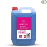 VS LAVLI liquid detergent Natural Laundry Liquid Detergent | 5 Litres | Pleasant Fragrance | Top Load, Front Load & Hand Wash | Tough on Stains Gentle & Effective Cleaning (Pack of -2)