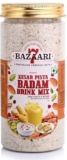 7BAZAARI Kesar Pista Badam Drink Mix 225g |Natural Blend of Almonds, Pistachios, and Cashews with Exquisite Saffron, Rose Petals, and Spices No Artificial Flavors (Pack of 1)