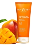 Dot & Key Mango Detan Gel Face Wash | Gently Cleanses Skin From Dirt & Oil | Fades Stubborn Tan | For All Skin Types | 100ml