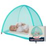 Kolar Polyester Infants Washable Baby Mosquito Net|Anti-Bug Crib Net Foldable Bottomless Baby Crib Machardani Mosquito Net (Full Green, Tent)