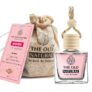 The Old Natural Car Perfumes with Essential Oils Fragrance in Glass bottle with Wooden Diffuser Lid | Car Fresheners 10ml (Moods Car Perfumes- Pack of 1, 10ml)