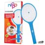 NIPPO Guard Rechargeable Mosquito Bat, Fast Charging, Lithium-Ion Battery, Shock-Proof, Insect Killer, 6 Months Warranty by NIPPO – Blue