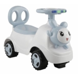 Kidsroar Push Ride On Car For Kids 1-5 Years | Baby Push Car With Music, 3D Lights & Backrest | Premium Ride On Toy Supports Up To 35Kg (Rabbit, Grey)