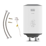 Black+Decker Alcedo Geyser 10 Ltr | Storage Water Heater For Home | Single Line Welded | 2Kw | Vitreous Glass Enamel Heating Coated Tank I 7-Yr Tank 4-Yr Element 2-Yr Product Warranty