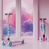 Lifelong Scooter For Kids 3+ Years – Foldable Kids Scooter With Pvc Wheels & Adjustable Height – Kick Scooter Capacity 50Kg- Baby Scooter Toys For 3+ Year Old Boy & Girl – Skate Scooter (Llks18) Pink