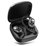 Truke Newly Launched Buds Infinity Open Ear Wireless Earbuds With 70Hours Of Playtime, 16Mm Titanium Speaker, Quad Mic Purevoice™ Enc For Clear Calls, Dual Pairing, Fast Charging Ows – Jet Black
