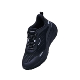 Neeman’S Begin Walk Drift Sneakers For Men | Breathable Knit Upper, Cushioned Eva Sole | Lightweight Walking Shoes For Everyday Comfort | Black/White Uk10