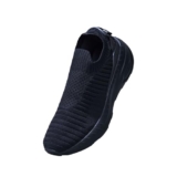 Neeman’S Begin Walk Trek Slip Ons For Men | Breathable Knit Upper, Cushioned Eva Sole | Lightweight Walking Shoes For Everyday Comfort | All Black Uk10