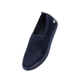 Neeman’S Casual Ease Slip On For Men | Breathable Knit Upper, Cushioned Eva Sole | Lightweight, Flexible Shoes For Everyday Comfort | All Black Uk10
