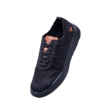 Neeman’S Elevate Low Top Sneakers For Men | Breathable Knit Upper, Flexible Fit | Lightweight Everyday Shoes With Classic Look | Black Uk10