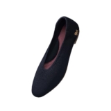 Neeman’S Ballet Ease Ballerinas For Women | Flats & Slip On Casual Shoes | Comfortable & Flexible | Black/Rose Uk7