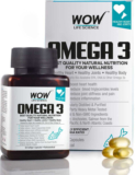 Wow Life Science Omega-3 1300 Mg Epa +Dha Enriched(60 Capsules)