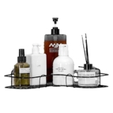 Luxura Bathroom Shelf For Wall Corner – Adhesive Rack Organiser For Bathroom Without Drill Nail Free Stainless Steel Rust Proof Two Ways Installation With All Accessories (Accessories -1)