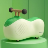 Storio Peanut Ride-On For Kids 1+ Years | Fun Musical Ride With Lights | Safe, Sturdy & Round Edges Push Ride | Load Capacity 35Kg | Indoor & Outdoor Play Vehicle For Boys & Girls